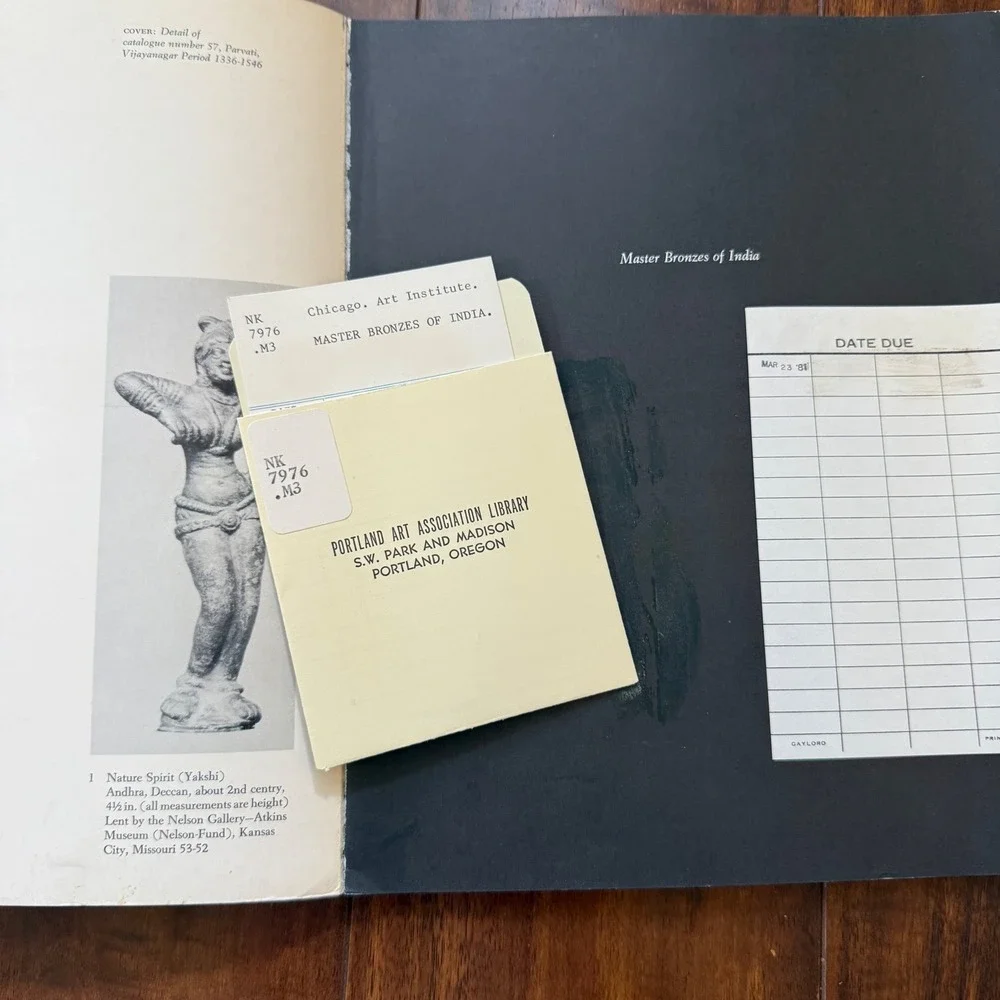 Master Bronzes of India Art Exhibition Catalog Softcover Art Institute Chicago